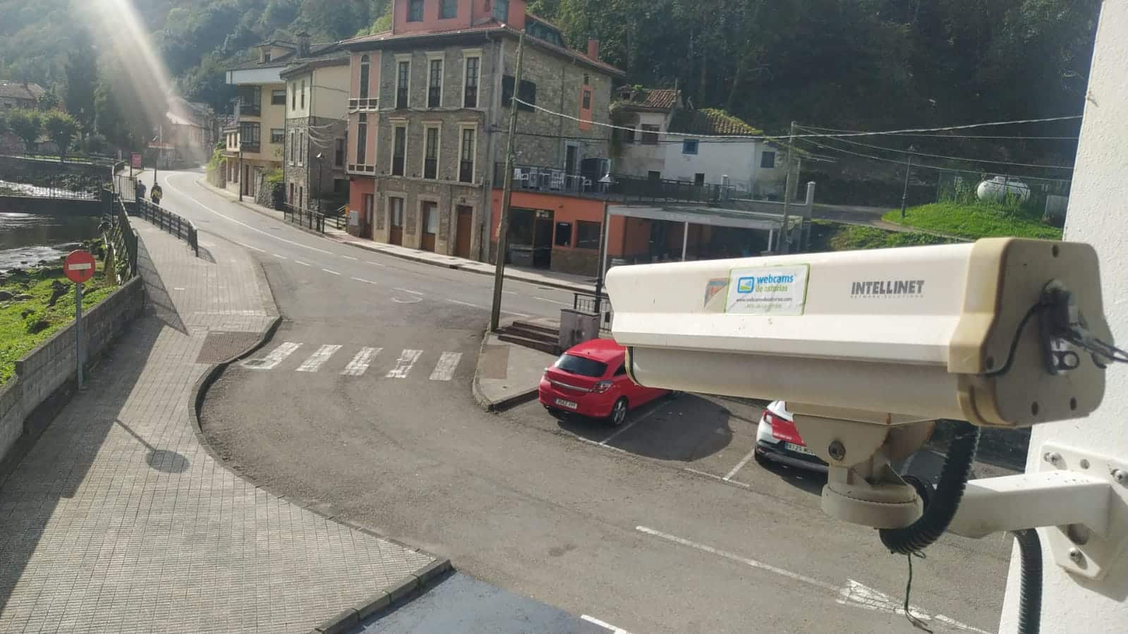 Nueva cámara HD instalada en Belmonte de Miranda en Asturias